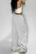 Relaxed Fit Solid Tone Lounge Knit Pants