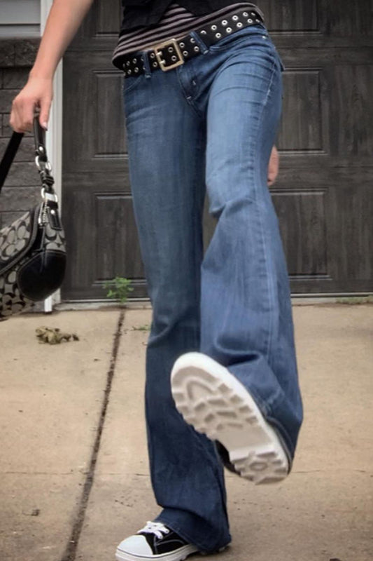 Elegant Women__ Flared Jean
