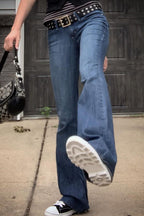 Elegant Women__ Flared Jean