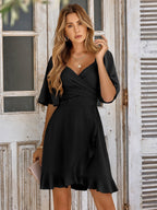 Marcia Chic High Quality Ruched Mini Dress Statement Occasion Edit