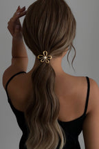 Floral Design Alloy Hair Cuff