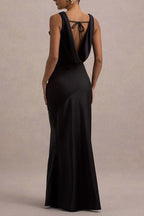 Fishtail Satin Silk Dress