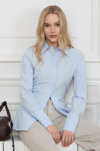 Slim Fit Ruched Waist Blouse
