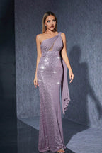 Glam Sequin Prom Mermaid Bodycon Sequin Dress