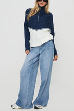 San Seb Quarter Zip Sweater