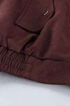 Vintage Relaxed Suede Coat