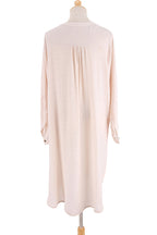 A Perfect Travel Linen Blend Pocketed Cover-up Dress