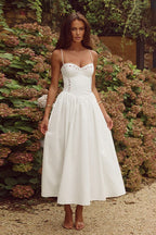 Casual Waist-Cinching Cami Maxi Dress