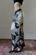 Elegant Portrait Art Bodycon Skirt