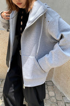 Studded Loose Casual Hoodie
