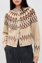 Isle Hairy Button Up Cardigan Sweater