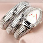 Fashionable Quartz Snake Bracelet Watch