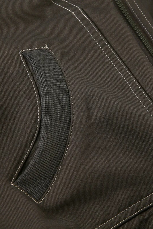 Vintage Pockets Bomber Jacket
