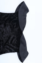 Sexy Off Shoulder Backless Velvet Bodycon Mini Dress