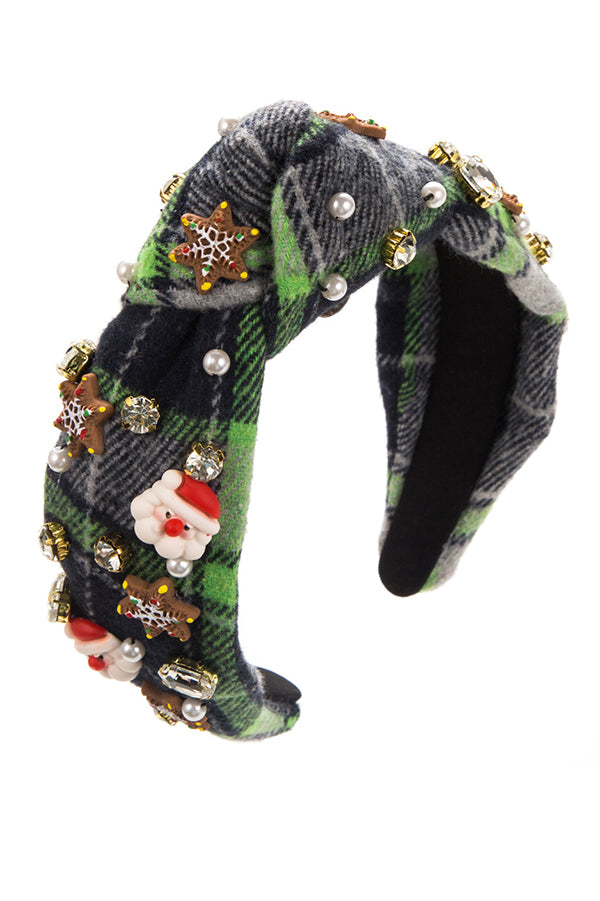 Christmas Velvet Pearl Headband
