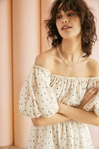 Ivory Garland Garden Dress