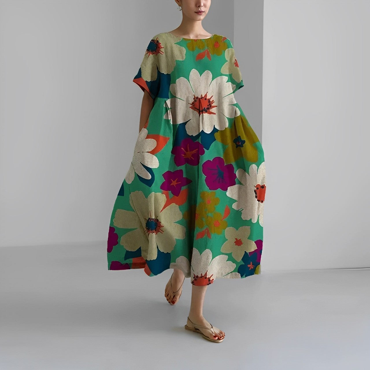 Stella Exclusive Floral Dress Chic Silhouette Collection