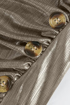 Spaghetti Strap Side Slit Mini Dress