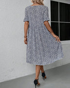 Elena Statement Floral Midi Dress Everyday Luxe Edit