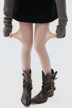 Vertical Stripe Sheer Ballet Tights Slimming Tights