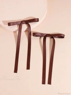 Fabric Ribbon Bow Top Clip Hair Accessory