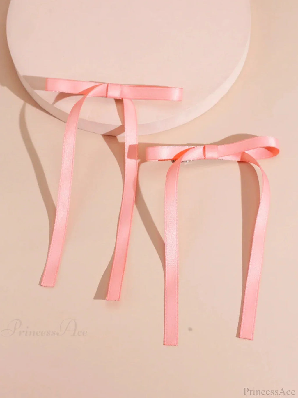 Fabric Ribbon Bow Top Clip Hair Accessory