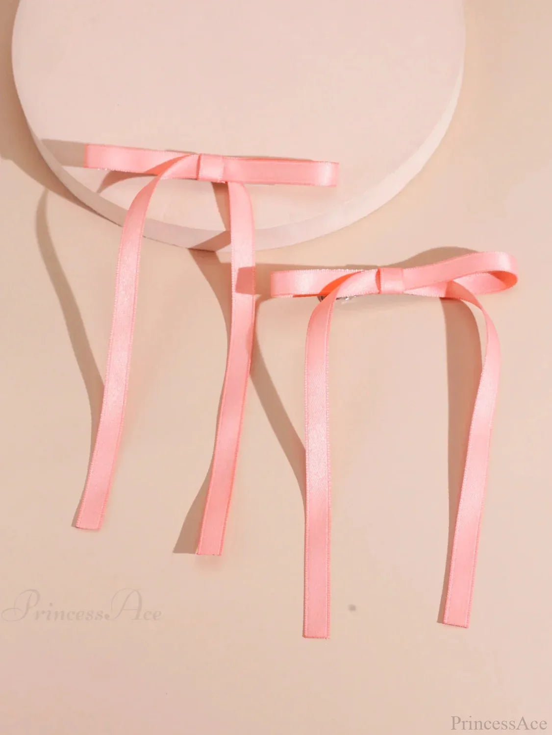 Fabric Ribbon Bow Top Clip Hair Accessory