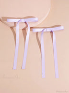 Fabric Ribbon Bow Top Clip Hair Accessory