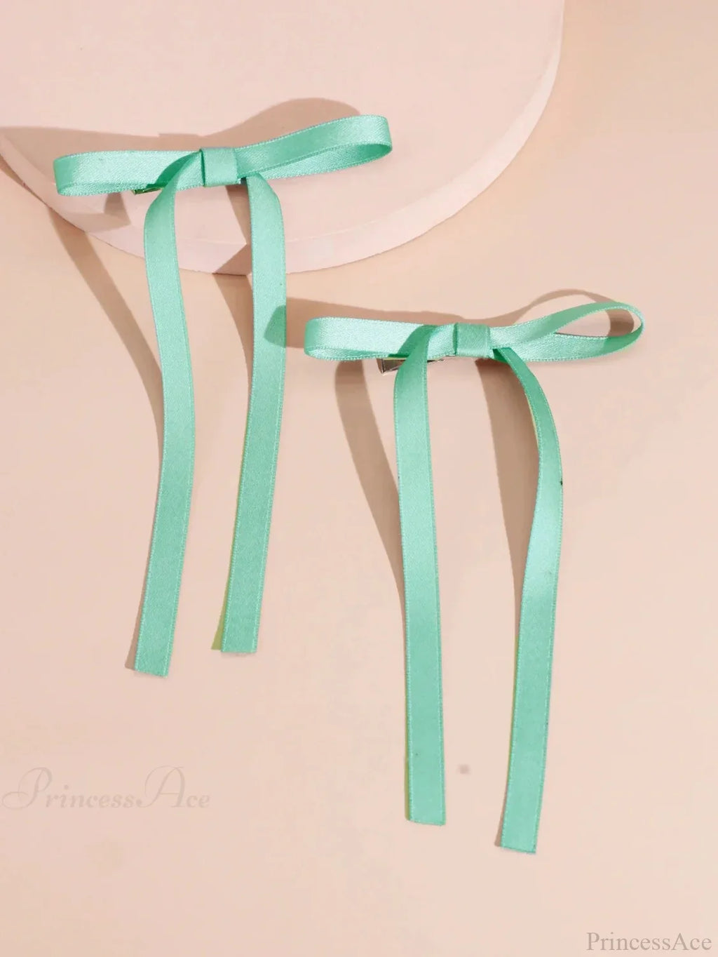 Fabric Ribbon Bow Top Clip Hair Accessory