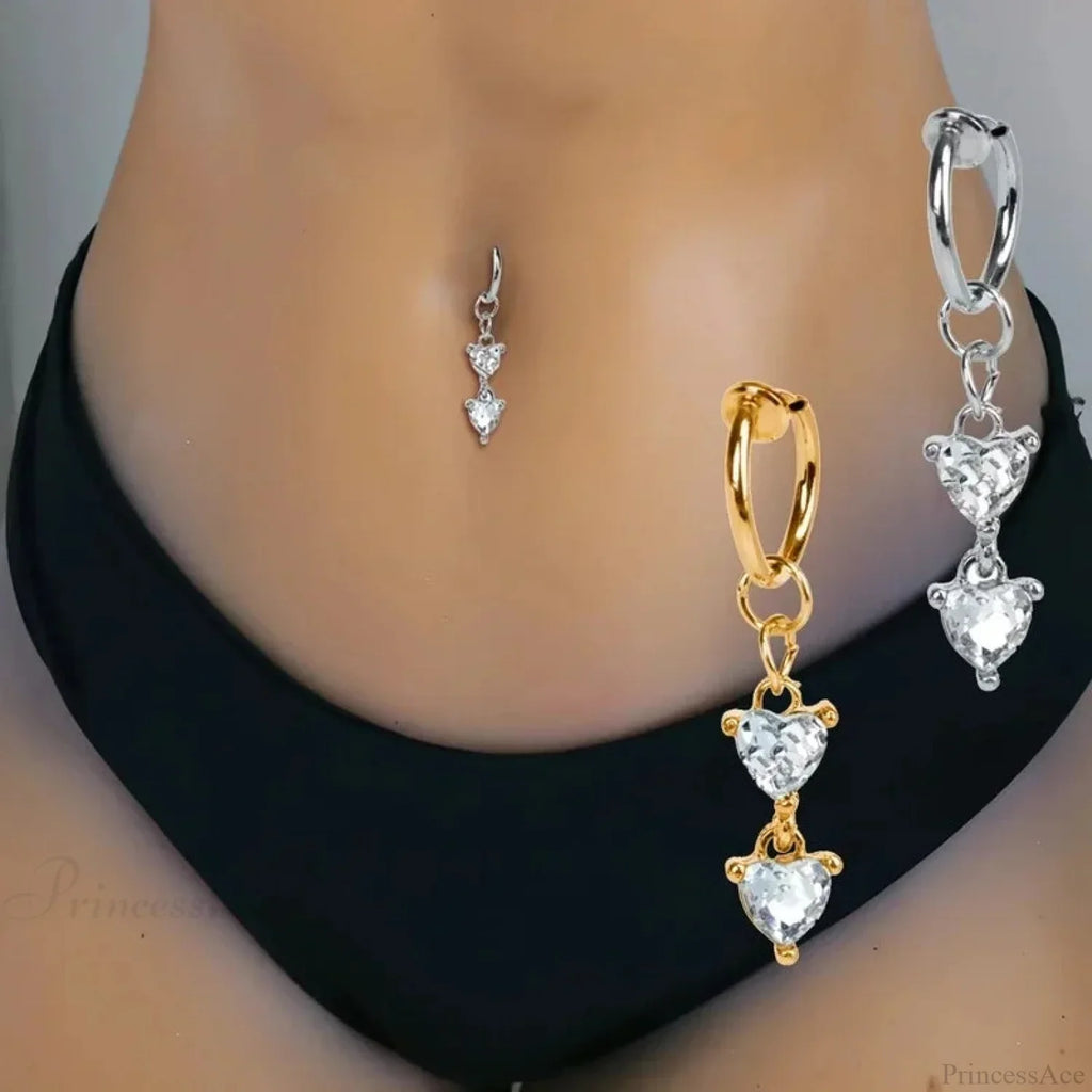 Fashion Butterfly Gothic Fake Belly Ring