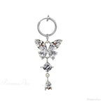 Fashion Butterfly Gothic Fake Belly Ring