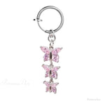 Fashion Butterfly Gothic Fake Belly Ring