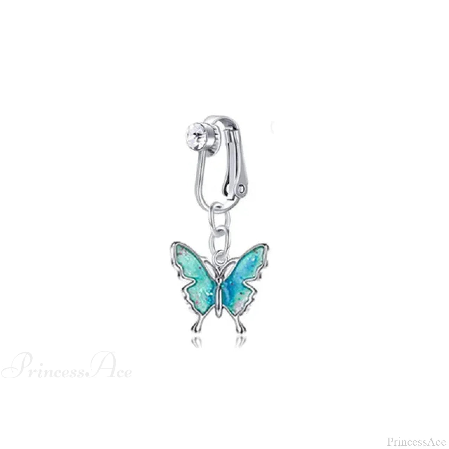 Fashion Butterfly Gothic Fake Belly Ring