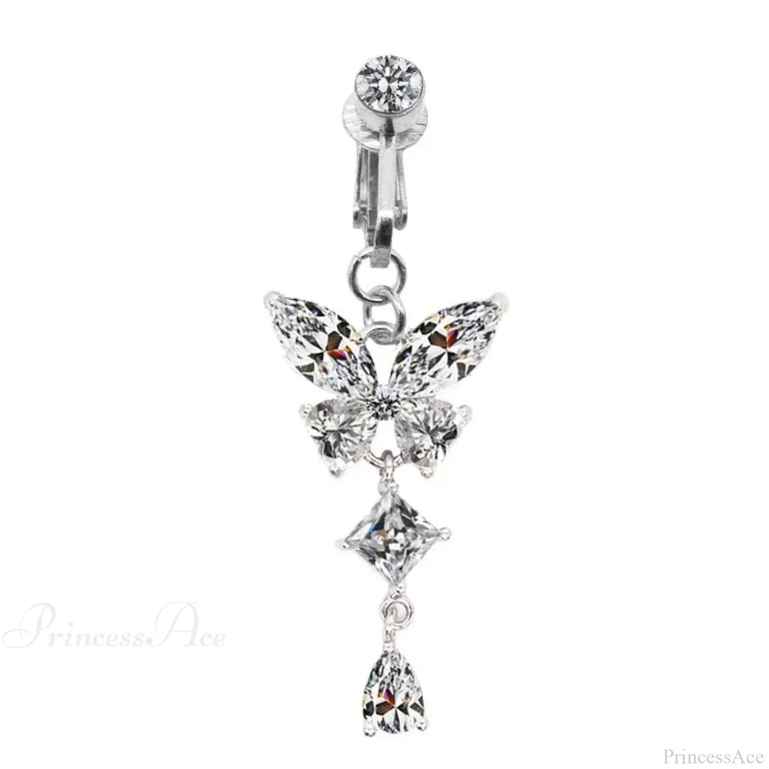 Fashion Butterfly Gothic Fake Belly Ring