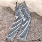 Fashion Cotton Cross Belt Jeans