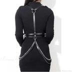 Fashion Dark Harness Waist Belt