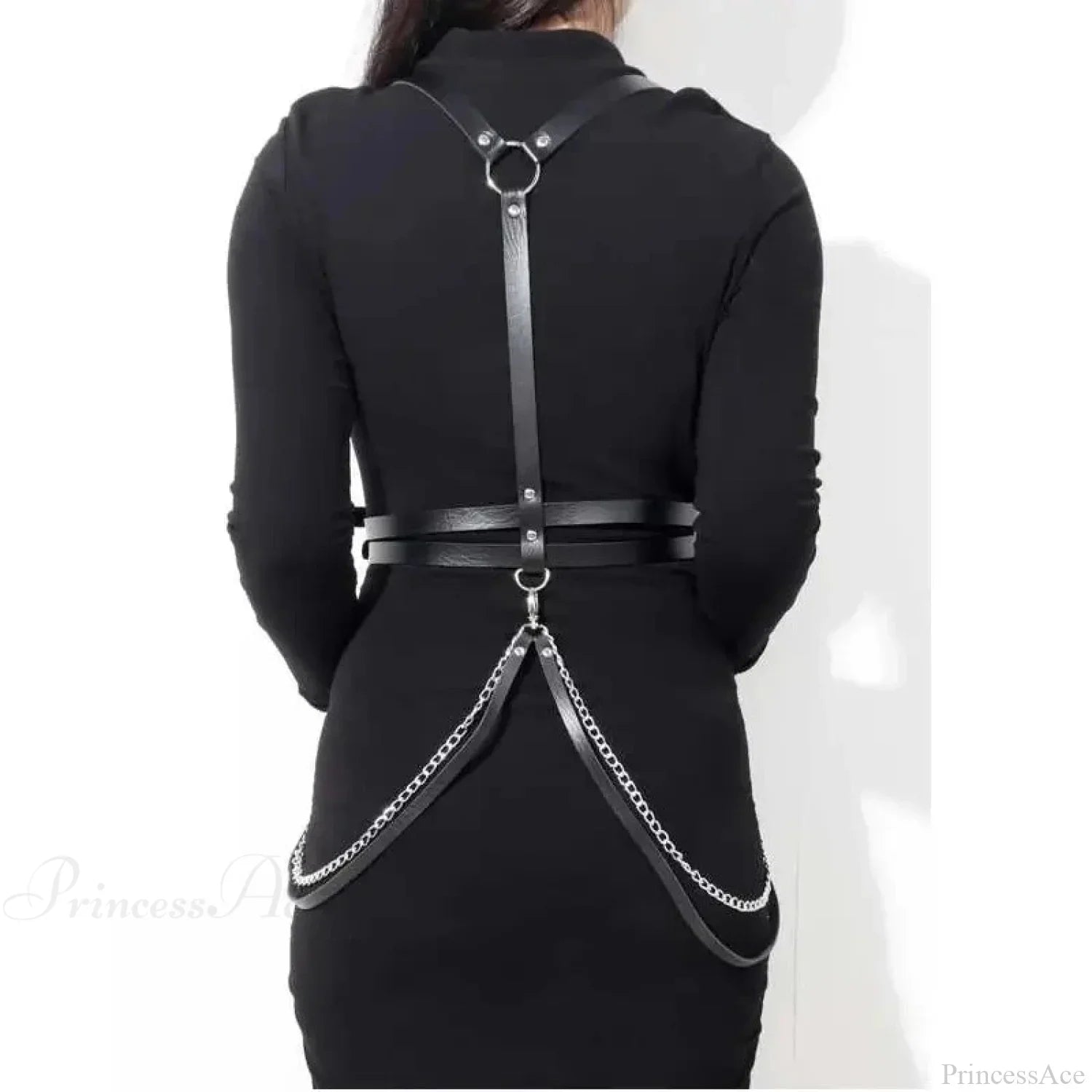Fashion Dark Harness Waist Belt