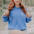 Fashion Individuality Cross Duplex Trend Art Jesuits Hoodie