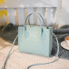 Fashion PU Leather Square Crossbody Handbag