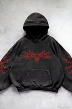 Fashion Trend Fleece Padded Zipper Hoodie