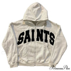 Fashionable Graphic Aesthetic Loose Cozy Hip Hop Hoodie