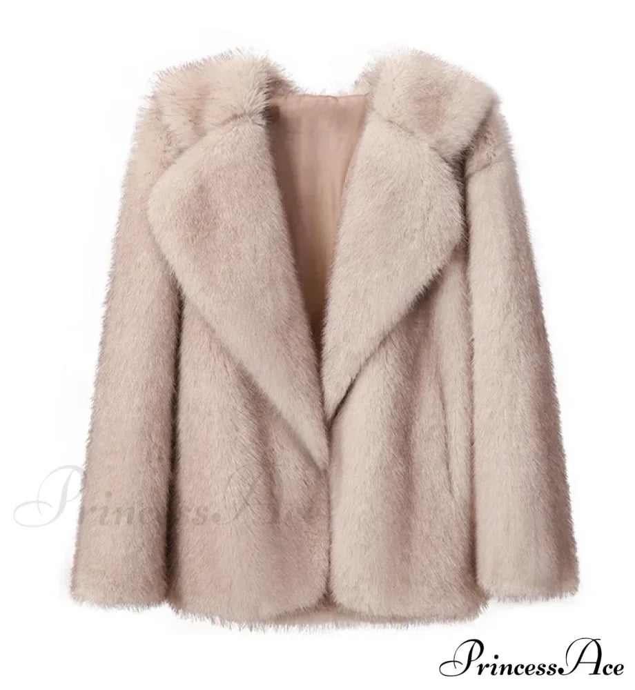 Faux Fur Stylish Fringe Coat