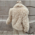 Faux Fur Stylish Fringe Coat