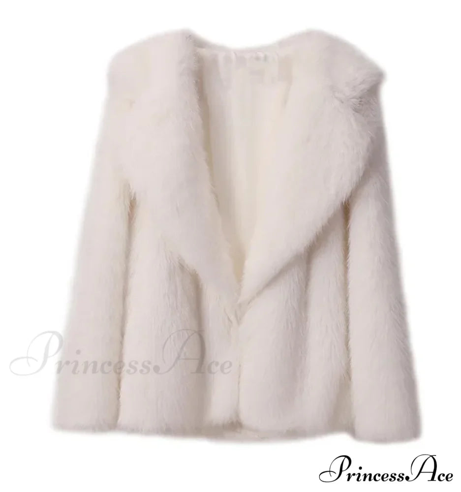 Faux Fur Stylish Fringe Coat