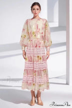 Faye Floral Top Charming + Skirt Set