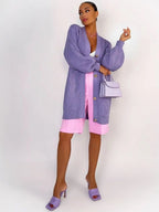 Solid Loose Knit Cardigan
