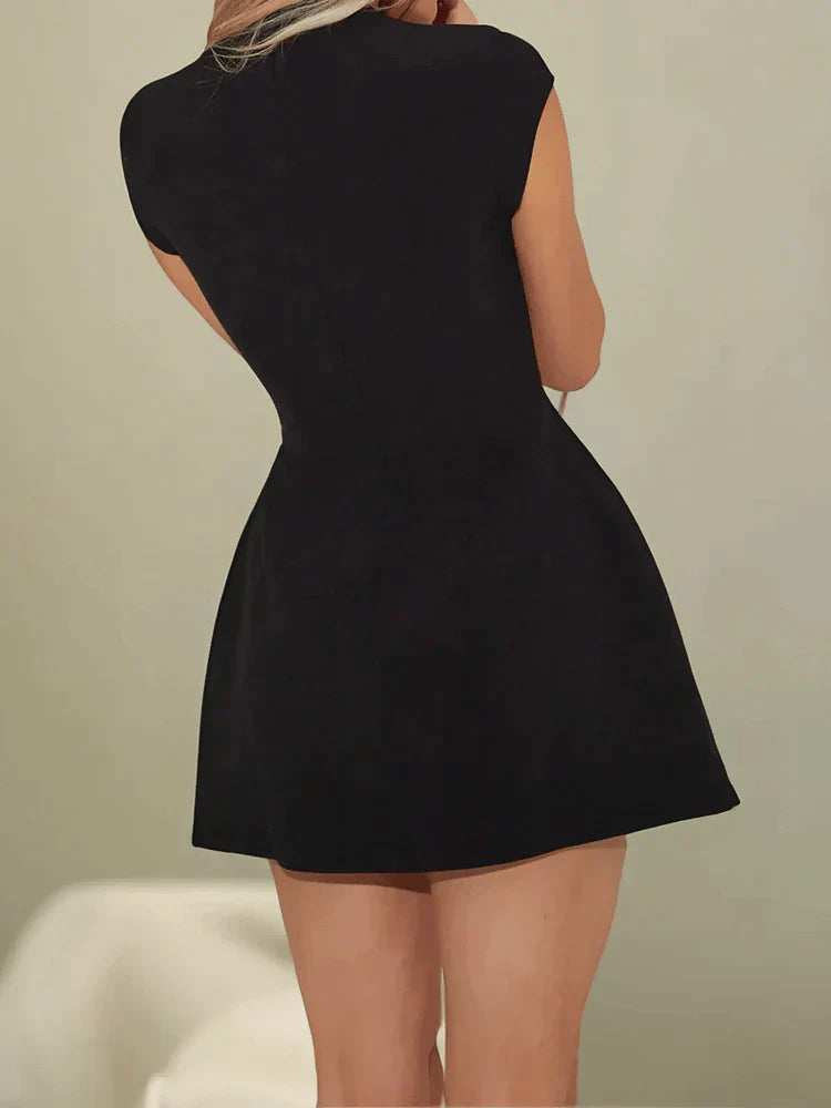 Carmen Exclusive Trendiges Mini Dress Mit Kapuzen��rmeln Elevated Occasion Wear