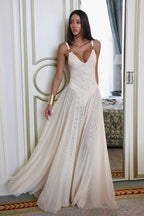 Elegant Sheer Resort ALine Slip Dress