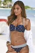 Polka Dot Underwire Bikini Set