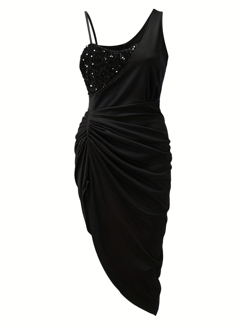 Jimena Elevated Asymmetrical Cocktail Dress Designer Edit